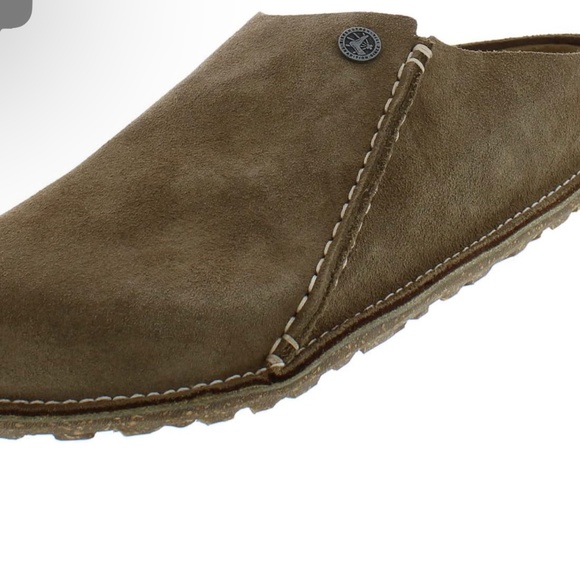 Birkenstock women/men Zermatt 365 Suede Clog color Gray Taupe - Picture 2 of 4
